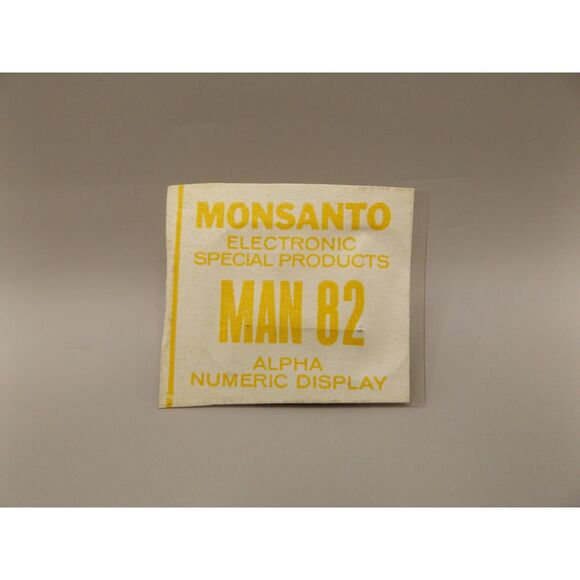 Monsanto MAN-82 Alphanumeric Display Vintage LED Module NOS Electronic Component - Picture 1 of 3
